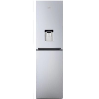 Beko CFG1582DS A+ Frost Free Fridge Freezer with Stored Water Dispenser in Silver Beko CFG1582DS A+ Frost Free Fridge Freezer with Stored Water Dispenser in Silver